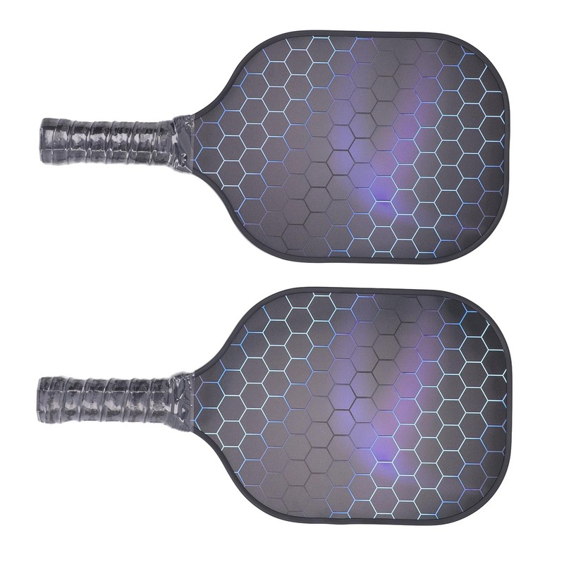 2PCS Pickleball Paddles Set Fiberglass Lightweight Pickle Ball Rackets with