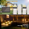 YIKANWEN YIKANWEN 6 Stck Solarleuchte fr Au?en Garten, LED Gartenlampen