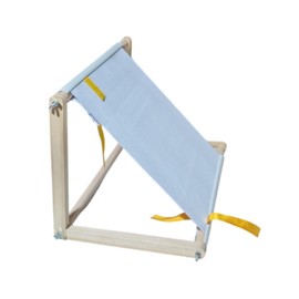 SM SunniMix Cross Stitch Frame Embroidery Table Stand Wooden Cross Stitch Hoop Stand for Studio Office Quilting Cross Stitch Needlework , Metal Nut