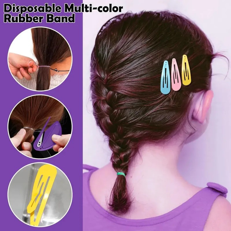 2000 Pc Mini Ligas Para El Cabello Y Pinzas Niñas