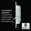 Engera Adjustable Double Deflection HVAC Air Register-Supply Air Diffuser Air