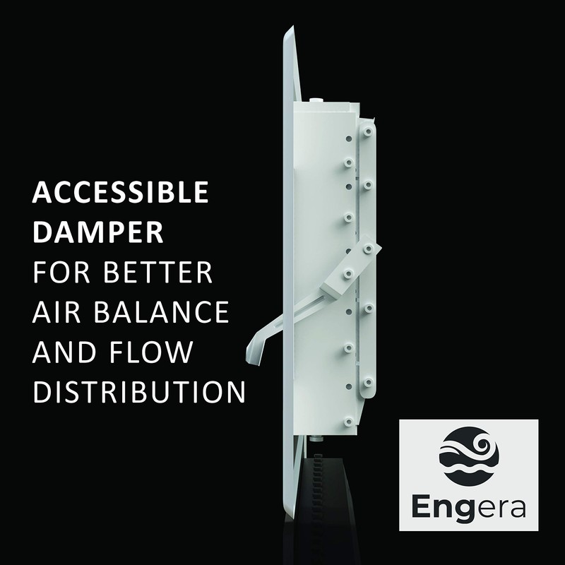 Engera Adjustable Double Deflection HVAC Air Register-Supply Air Diffuser Air