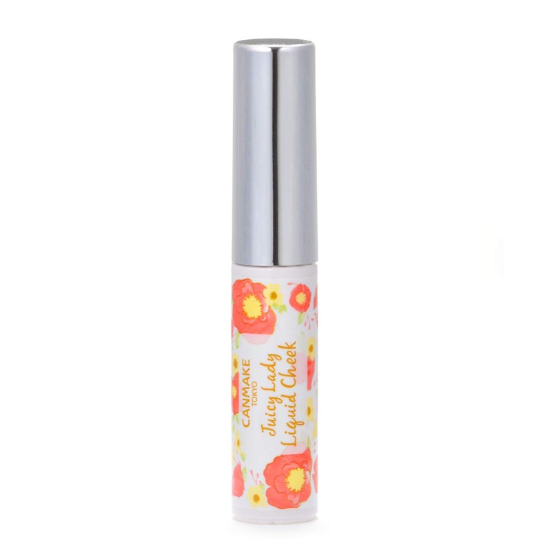 Canmake Juicy Lady Liquid Cheek 02, Mango Orange, 0.1 oz