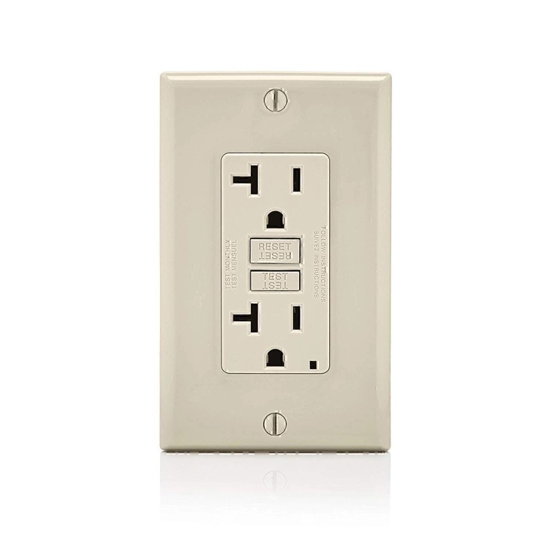 Leviton GFNT1-E Self-Test SmartlockPro Slim GFCI Non-Tamper-Res