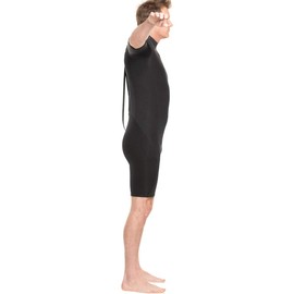 BARE 2MM Revel Men's Shorty Wetsuit | Combines Comfort and Flexibility | Made from a Blend of Neoprene and Laminate | Designed for All Watersports Including Scuba Diving and Snorkeling | Grey - ML