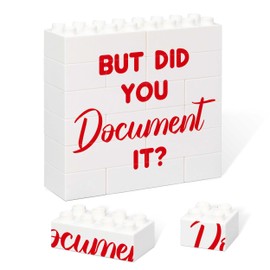 But Did You Document It Office Building Block Puzzle Sign, Office Cubicle Decor, for Home Bedroom Office School Desk Decor, Colleague Gifts for Friends Colleagues Employee