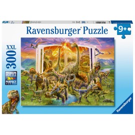 Ravensburger Dino Dictionary XXL 300 Piece Jigsaw Puzzle For Adults and Kids Age 9 Years and Up