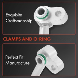 A-Premium A/C Discharge Line Hose Assembly Compatible with Honda Civic 1999-2000 L4 1.6L, Compressor to Condenser