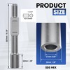 Dolenor Ground Rod Driver SDS-Hex Demolition Jack Hammer,Hammer Drill Rod