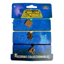 Pulseras De Amistad Leo - Caballeros Del Zodiaco Set 3 Pzs