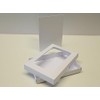 7" x 10" White Aperture Greeting Card Box and Card