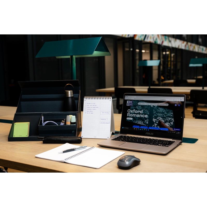 Oxford Task Manager, To Do List Notebook, Wirebound, 140 Page