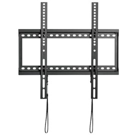 Tripp Lite Fixed 26 to 70 inch TV/Monitor Wall Mount, VESA-Compliant, Horizontal Adjustable Mounting Rails, Flat or Curved Displays, Heavy-Duty Steel, 5-Year Warranty (DWF2670X)