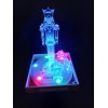 Holiday Time NUTCRACKER color changing LED LIGHT UP Animation TRAIN