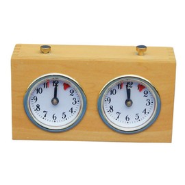 Gatuida 1pc Portable Mechanical Chess Clock Timer Chinese Chess Game Timing Device for Board Games Easy to Use and Carry Vintage Design for Enthusiasts