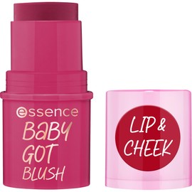 essence baby got blush, Rouge, Nr. 50, Rot, sofortiges Ergebnis, natürlich, strahlend frisch, vegan, ohne Konservierungsstoffe, ohne Parabene, ohne Mikroplastikpartikel, 3er Pack (3x5.5g)