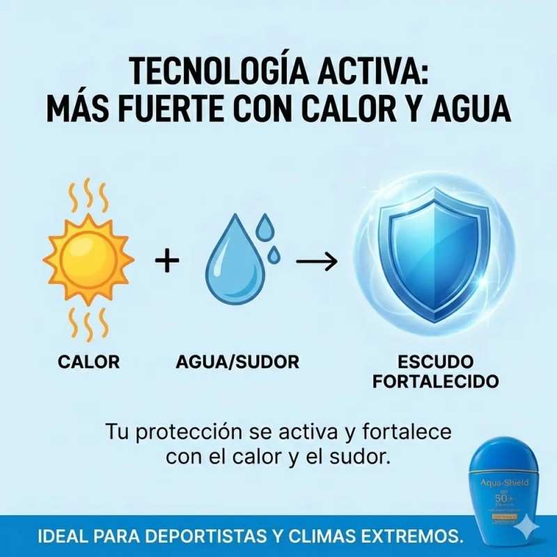 Protector Solar Aqua-shield Fps 50+ Invisible Toque Seco