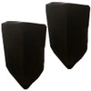 Skyour Black 10"/12"/15" PA DJ Speaker Cover 2pcs Scrim Stretchy
