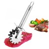 iplusmile 2pcs Stainless Steel Meat Loosening Roller with Five Wheel