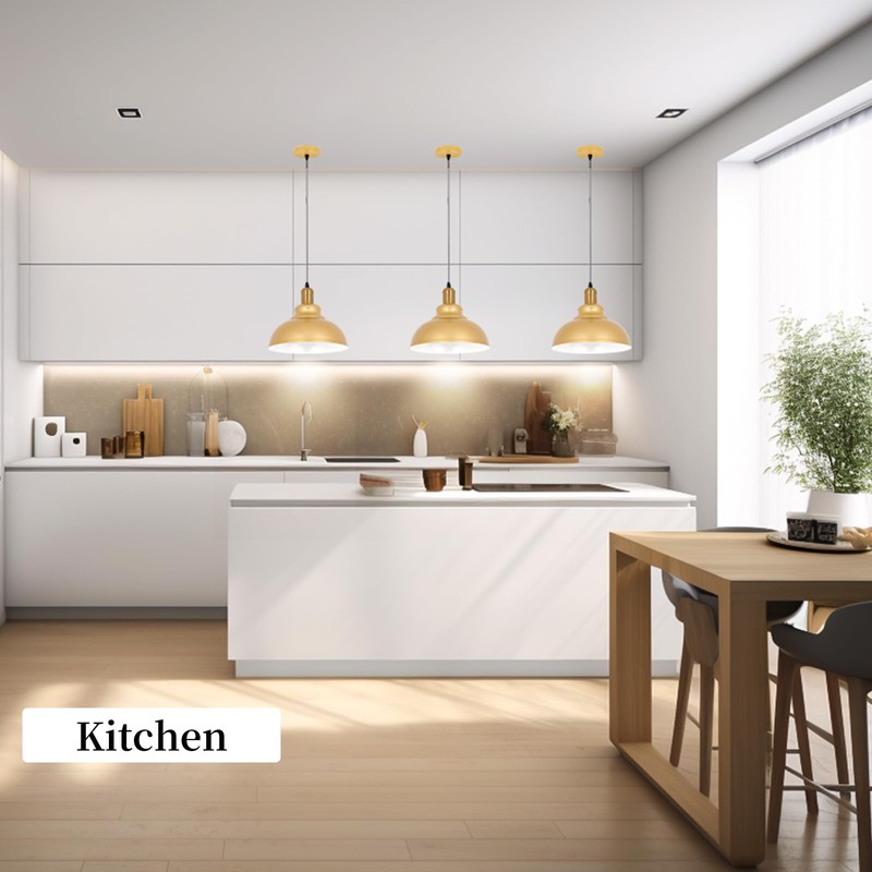 XIGUCUCN Battery Operated Pendant Lights 2 Pack,Rechargeable Pendant Light with