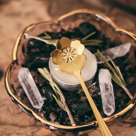 Black Ritual Salt Bowl, Witches Black Salt Bowl, Offering Bowl, Altar Bowl, Protection, Banishing, Altar Salt, Casting Salt, Witchcraft Black Salt with Spoon