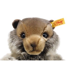 Steiff Burri Marmot, Mottled Brown, 10" Plush