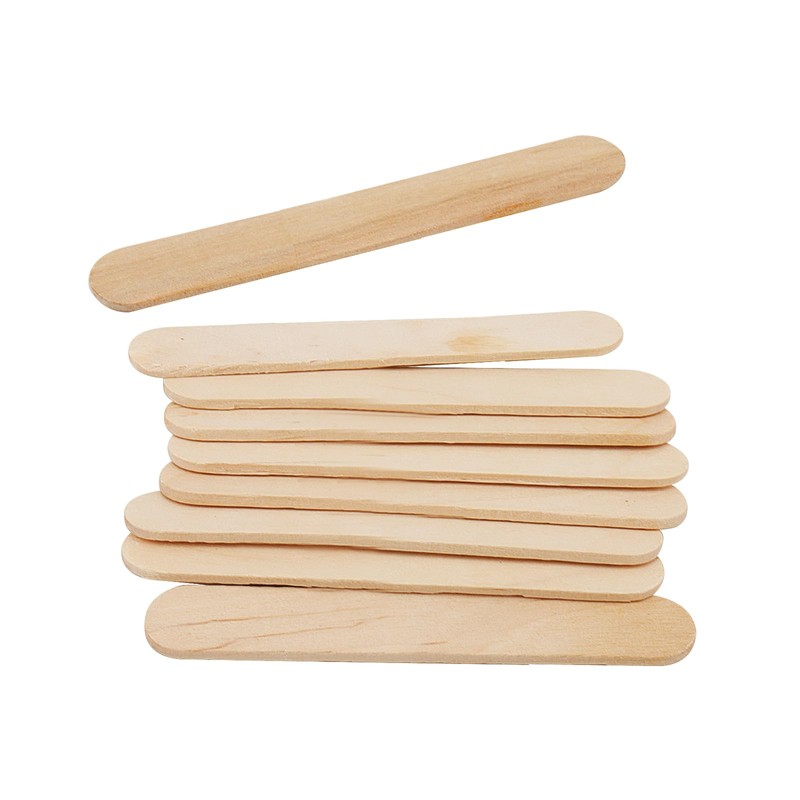 MANCHAP 1000 PCS 2.5 Inch Mini Wood Lollipop Popsicle Sticks,
