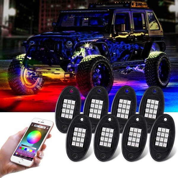 8 Pods Kit de Luces LED de Neón, Luz RGB