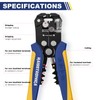 haisstronica 201PCS Wire Stripper Kit - Automatic Wire Stripping Tool