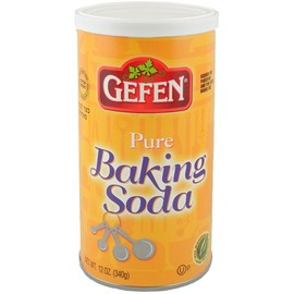 Gefen Pure Baking Soda, 12oz | In Resealable Container | 100% Sodium Bicarbonate