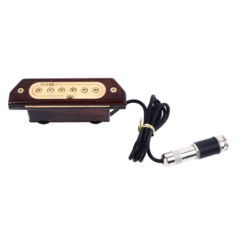 Soundhole Pickup Punching Free Acoustic Guitar Volume Tone Control Instrument