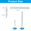 Litoexpe 100 Pcs Double-Head Skirting Thread Seamless Nail, Skirting Line