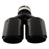 Carbon Fiber Dual Exhaust Tip 2.5 Inch Inlet 4 Inch