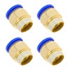 Hihaha Push to Connect Air Fittings 5/8" Male Thread Air