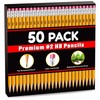 LACCHOUFEE Wood-Cased #2 HB Pencils Bulk, Pre-sharpened with Eraser top,