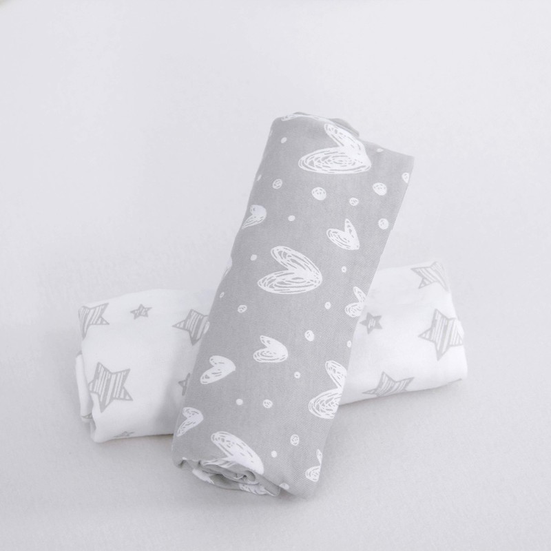 SPRINGSPIRIT Next To Me Crib Sheets 2 Pack,100% Jersey Knit