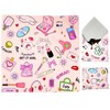 Juyanxy Self-Adhesive Magic Cloth Makeup Bag & Multi-Use Organizer|17.7"x17.7" Portable