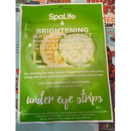 SpaLife Cucumber Lemon Under Eye strips 4 packs  48 Treatments