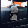 10 Pcs Bling Car Interior Accessories，Universal Car Seat Headrest Hook，Bling
