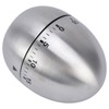 Cooking Timer Egg Shaped Clear Scale Design Manual Mechanical 60