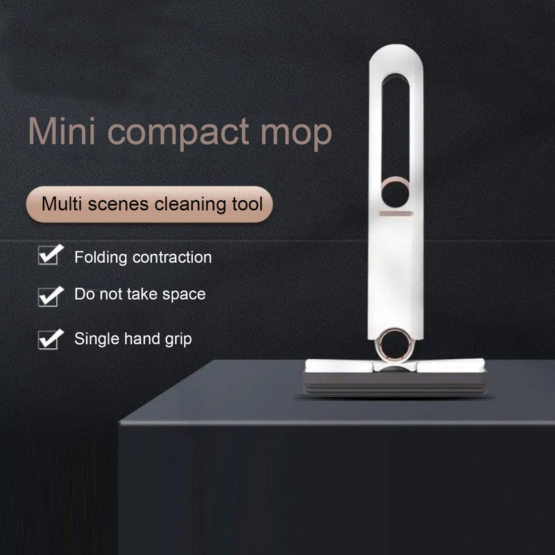 Mini Mop Portable Samll Wet Dry Use Hand Wash Free