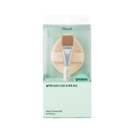 Fillimilli Sleek Fit Brush 830 & Puff Duo (+Pouch) - Fillimilli Sleek Fit Brush 830 & Puff Duo (+Pouch)