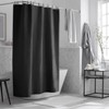 Funria EVA Shower Curtain Waterproof Bathroom Curtains with 8 Hooks