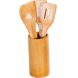 Kesper Küchenhelfer, Bambusholz, braun, 11 x 18 x 11 cm, 5-Einheiten