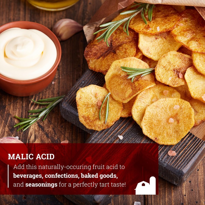 Hoosier Hill Farm Food Grade Malic Acid, 1.5LB (Pack of