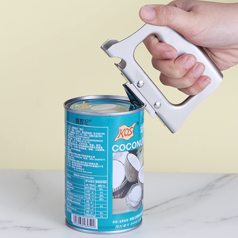 SWEIBIAI Can Opener Manual Stainless Steel Bottle Opener