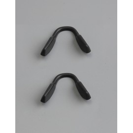 Handwith 2 Pairs Soft Silicone Sunglass Nose Pads for Oakley Coinflip/Metalink/Futurity Sun, Push-in Anti-Slip Comfort Fit Glasses Nose Piece Nose Guard Replacement Kit Black