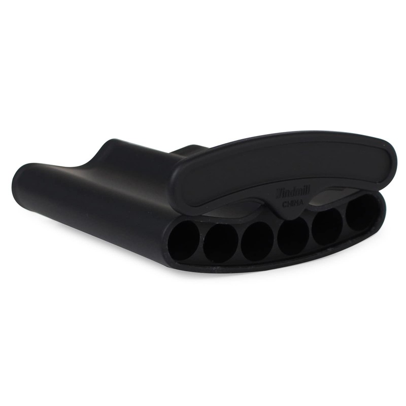 Windmill 591-3002K Windmill Portable Ashtray, Black, Honeycomb 3, Airtight, Slide