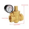 Hilitand DN25 Brass Relief Valve Adjustable Water Pressure Reducing Regulator