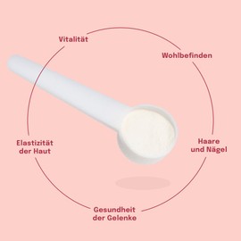 Kollagen Pulver - Pure Kollagenpeptide | Anti-Aging | Unterstützung von Haut, Haare, Nägel und Gelenke | Packung mit 300 g Kollagen Typ I und III |10000 mg Kollagen pro Tagesdosis | Sundt Supplements